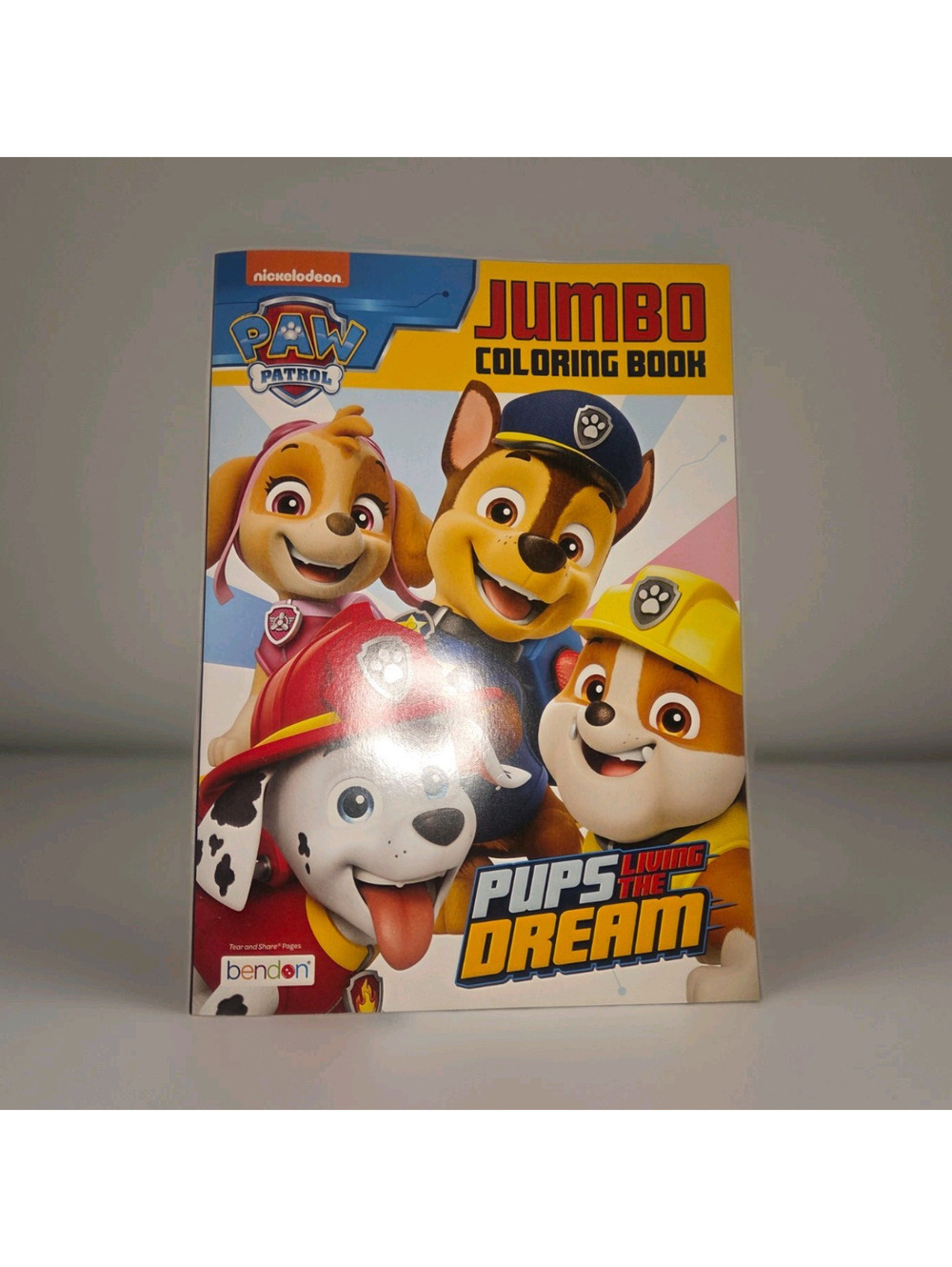 NICKELODEON PAW Patrol Jumbo Coloring Book "Pups Living the Dream"
